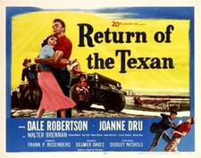 Return Of The Texan 1952 Starring Dale Robertson, Joanne Dru, Walter Brennan