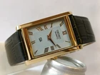 VINTAGE SEIKO SLIM QUARTZ JAPAN SKY BLUE MEN'S WORKING DRESS WATCH
