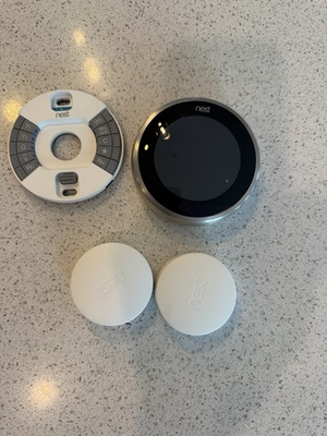 #ad Nest 3rd Gen Thermostat 2 temperature Sensors $75.00