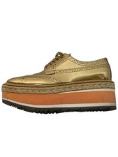 PRADA Dress Shoes EU35 US4.5 Gold