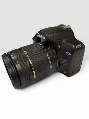 Canon EOS Rebel XS DSLR Camera w/ Tamron 28-  300mm Lens- Untested AS IS