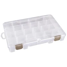 Floss Finder Box: Clear Sewing Organizer with 6 Compartments, 12 Dividers, Du...