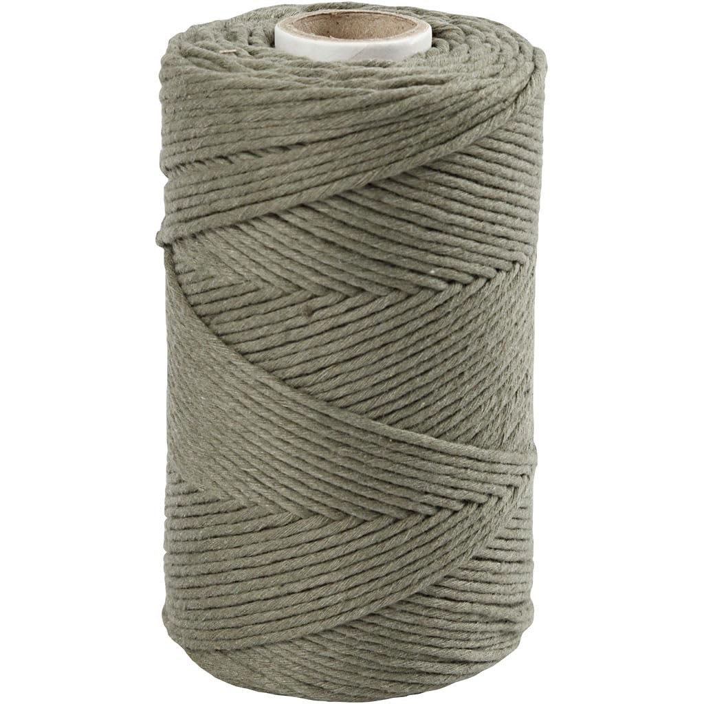 Creativ Company Macrame Cord Moss Green 198m Craft Rope High Quality