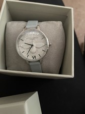 Olivia Burton Blue Strap Analogue With Glittery Bee Dial