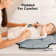 KeaBabies Portable Diaper Changing Pad, Travel, Car - Large Waterproof Baby Chan