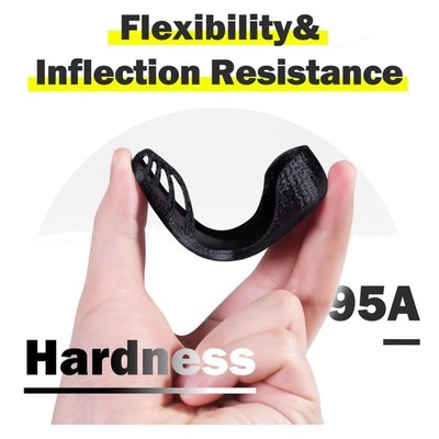 High Elasticity TPU 3D Printer Filament, 1.75mm Black