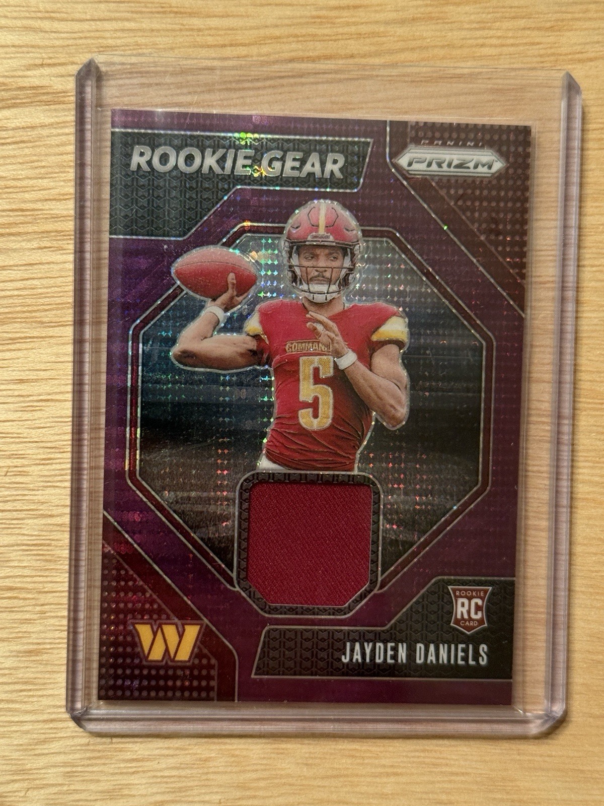 2024 Panini Prizm - Jayden Daniels Rookie Gear Patch Purple Pulsar #RG-JDS🔥🔥