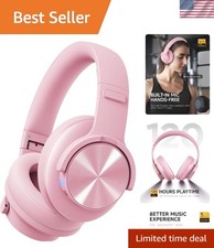 Wireless Bluetooth Headphones with 120 Hours Playtime, Touch Control  Deep Bass