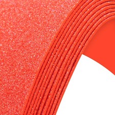 10 Pack Glitter Foam Sheets 8 x 12 inch for Crafts  Decorations, Red