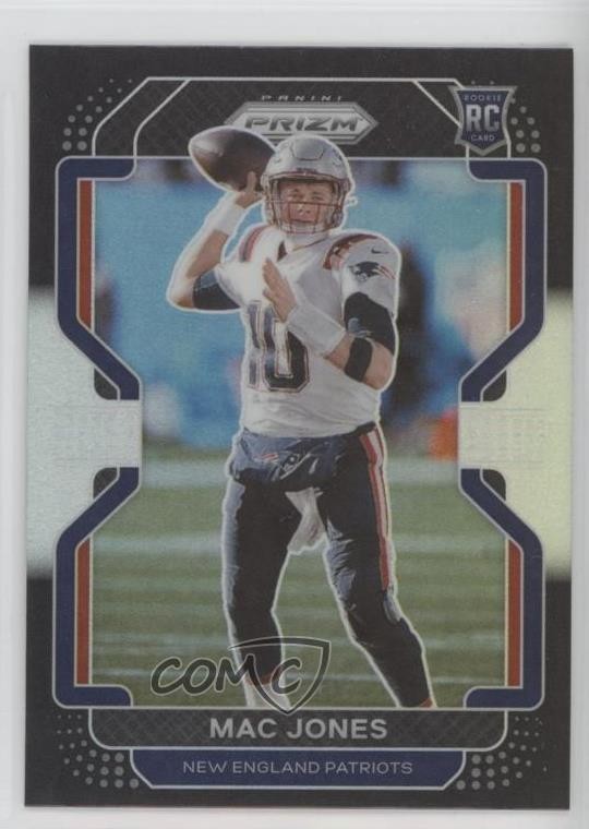 2021 Panini Chronicles Prizm Black Silver Prizm Mac Jones #PB-5 0b3o