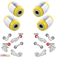 Kit Busches Aus Polyurethan FüR Hintere Querlenker FüR Honda Civic X (12-21)