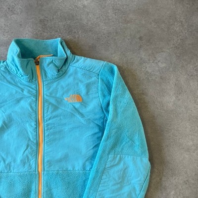 The North Face Denali Fleece Mädchen XL Y2K Wandern Full Zip Jacke, blau