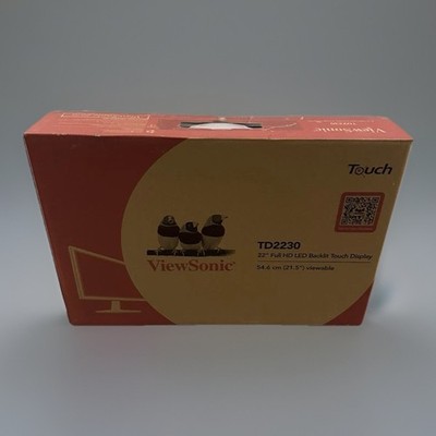 ViewSonic TD2230 1080p IPS 10-Point Multi TOUCH MONITOR 22'' HDMI DP and VGA NEW