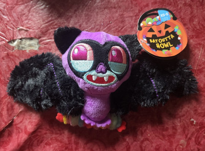 BARK Bat Outta Howl Plush Stuffed Dog Toy Squeaky for XS/S Dogs