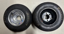 2 HOOSIER  31.0/ 32.0 / 4.50-5 Tire Wheel Go Kart racing Cart Drift Trike Bar
