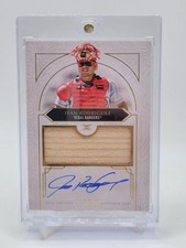 2025 Topps Definitive Ivan Rodriguez On Card Auto Game used bat relic /50 #DARIR