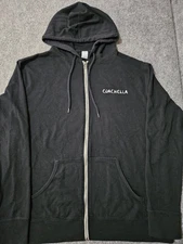 Coachella 2019 Black Hoodie Full Zip Jacket Size XL