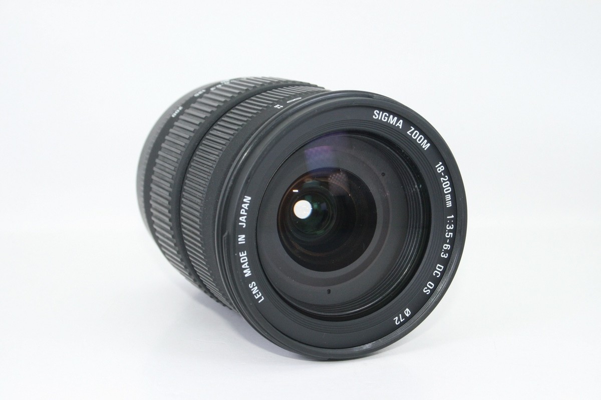 SIGMA 18-200mm F3.5-6.3 DC OS for CANON [NEAR MINT] from Japan#111