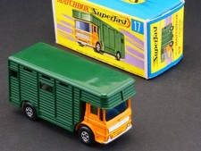 Matchbox 17 A Superfast Horse Box Bedford Pferde N Mint  OVP 1706-02-50