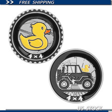 Duck Car Emblem 2 Pcs 4x4 Metal 3d Round Badge Vehicles Trucks Suv Duck Car Emblem 2 Pcs 4x4 Metal 3d Round Badge Vehicles Trucks Suv