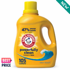 ARM & HAMMER Clean Burst, 105 Loads Liquid Laundry Detergent, 105 fl oz 0.15 per gallon