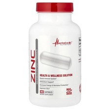 Zinc, 90 Capsules (75 mg per Capsule)