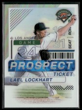 Lael Lockhart 2024 Panini Prospect Edition Holo Silver Los Angeles Dodgers #167