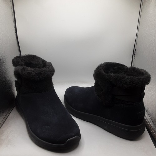 Skechers On The Go City 2 Cozy Vibe Boots Women's 9M Black A76