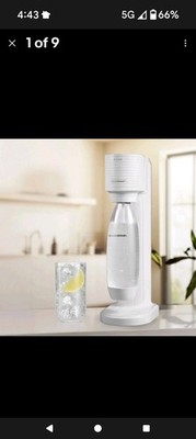 Sodastream Gaia (White) Sparkling Water Maker with CO2 and