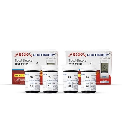 Blood Testing Glucose Test 100 Strips For Glucometer Machine @US