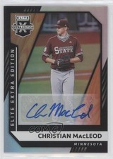 2021 Panini Elite Extra Edition Signatures Christian Macleod #159 Auto 8x7