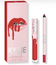 KYLIE COSMETICS LÁPIZ LABIAL LÍQUIDO MATE Y DELINEADOR DE LABIOS SOMBRA BOSS 400 NUEVO EN CAJA 0,13 OZ