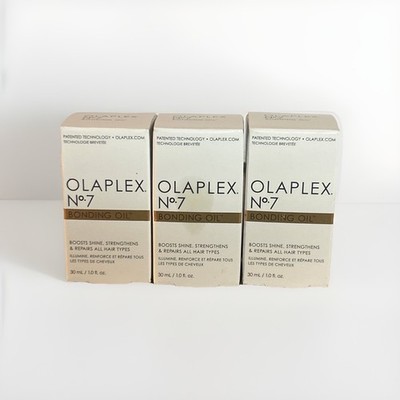 Olaplex No.7 Bonding Oil, Shines & Repairs Hair 1 oz X 3 =  3 Oz Total  Lot Of 3
