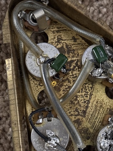 Gibson Vintage 1960's SG Control Cavity Shielding 1966 1967 1968 - Picture 3 of 4