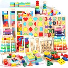 Children's Alphabet Puzzle Montessori Wooden for Toys Educational Kids Toys