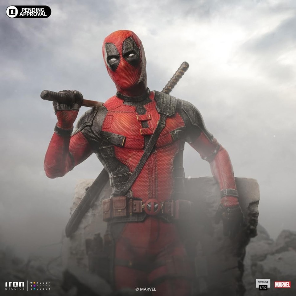 Deadpool & Wolverine Deadpool 1/10 Statue IRON STUDIOS | eBay