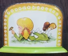 Vintage Ohio Art Company "Sunnie Miss" tin litho toy toaster