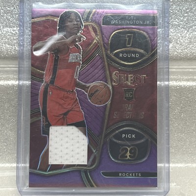 2022-23 Select - Draft Memorabilia TyTy Washington Jr. #DSM-TY Purple Prizm /99