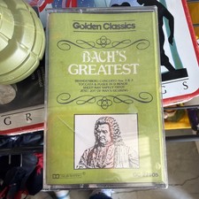 Bach Greatest,Cassette Tape Classical Music, Golden Classics, GC 27105