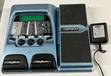 Digitech BP-200 Bass Multi Effects Pedal Processor with power supply