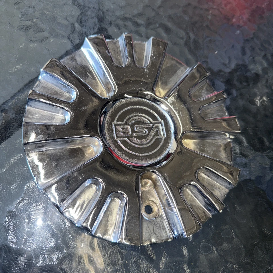 Ruedas BSA Motorsports cromadas rueda personalizada # 378 (1 cantidad CAP) Foto 2 de 4