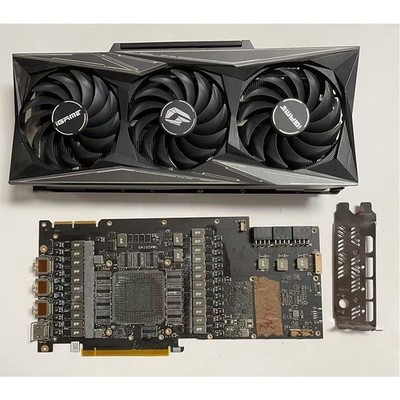 For Colorful iGame RTX3090 vulcan OC 24G Heatsink Cooling Fan w/no Bad PCB Board