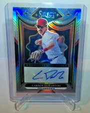 Carson DeMartini Select 2025 Signature Selects Silver Card No. SS-CD Auto 