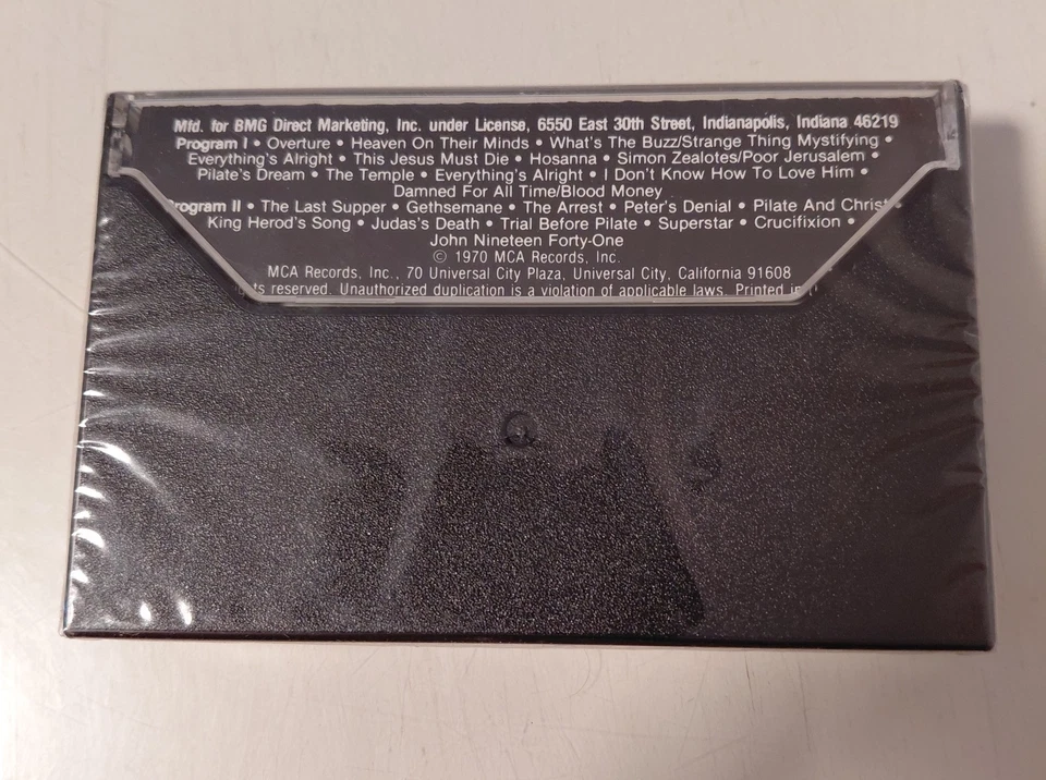 Jesus Christ Superstar Cassette Tape MCA Records Twin Pack Sealed MCAC2-10000 - Image 3 of 4