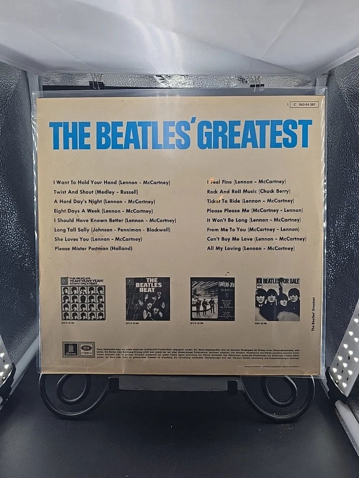 THE BEATLES Greatest Hits LP EMI ODEON STEREO IMPORT 1 C 062-04 207 VG/VG+ Foto 2 de 4