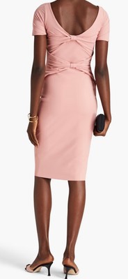 CHIARA BONI La petite Robe Rose Antico Randi Bodycone Dress Size UK 12 US 8 NEW
