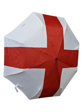 Travel umbrella St George Cross design automatic push button open/close
