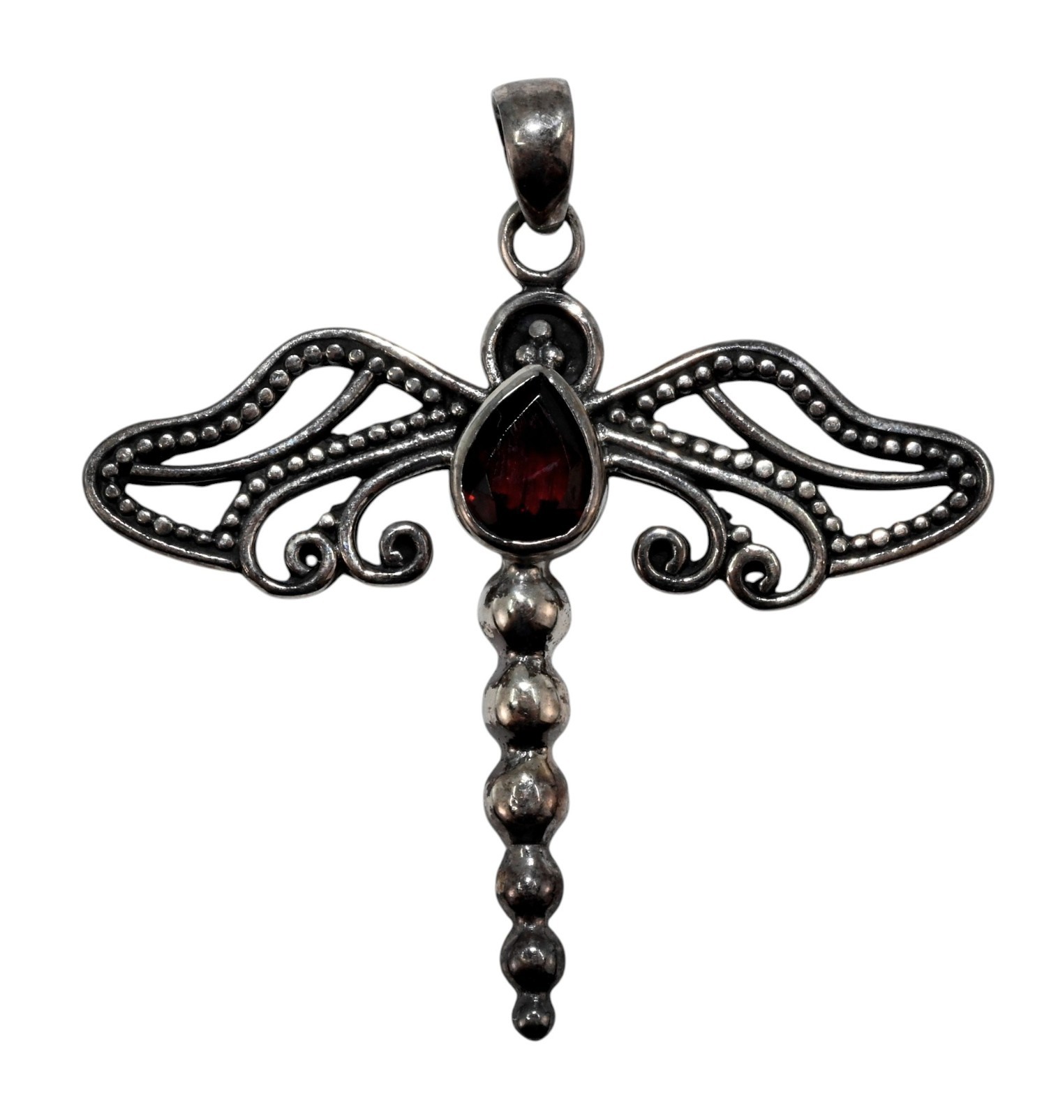 D'Joy Designer Solid 925 Sterling Silver Dragonfl… - image 1