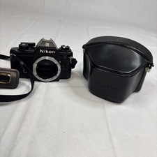 Nikon EM 35mm SLR Film Camera Body Strap Plus CF-11 Case
