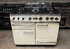 Refurb FALCON 211GEO  110cm Dual Fuel RANGE COOKER Cream enamel & Chrome (6Y12)